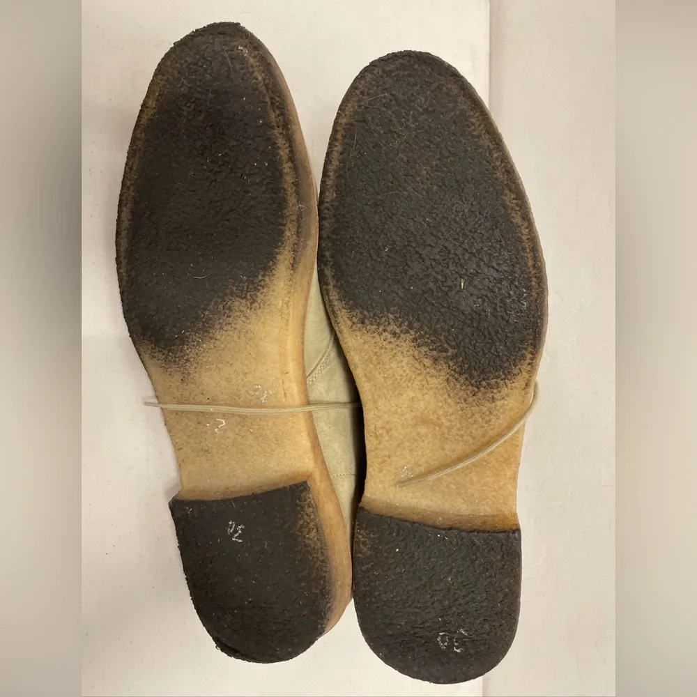 Common Projects Washed Suede Chukka Boots in Sand Size 45 US 12 $552